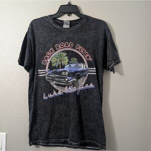 Back Road Flyin' Graphic Black T-Shirt